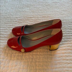 Frances Valentine Gaga Patent Leather Pumps - Size 9